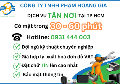 Dịch Vụ Sửa Máy Tính, Máy In Tận Nơi Tại TPHCM và Bình Dương