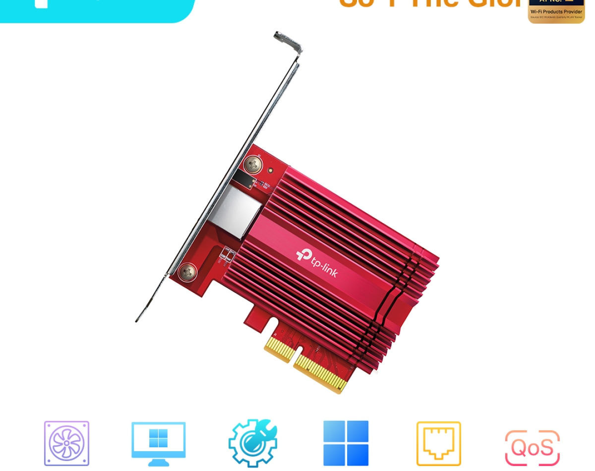 Card mạng có dây TP-Link PCI-E TX401 (10 Gigabit/ 1 Cổng RJ45)