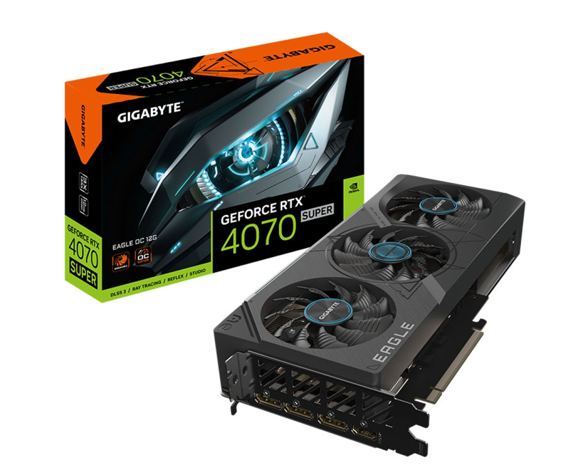 Card màn hình GIGABYTE RTX 4070 WINDFORCE 2X OC 12G