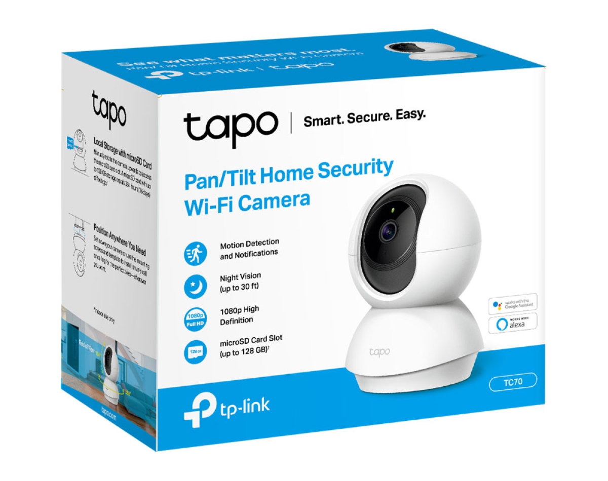 Camera AI Wi-Fi An Ninh Gia Đình Quay Quét TP-Link Tapo TC70