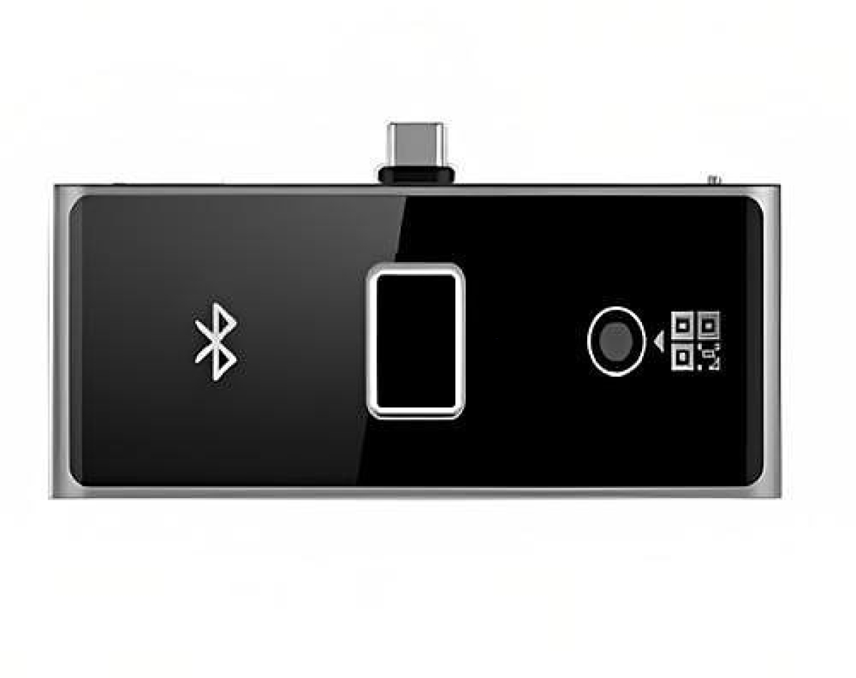 Module vân tay mở rộng cho dòng máy chấm công DS-K1T673 series  Hỗ trợ tính năng bluetooth DS-KAB6-ZU1