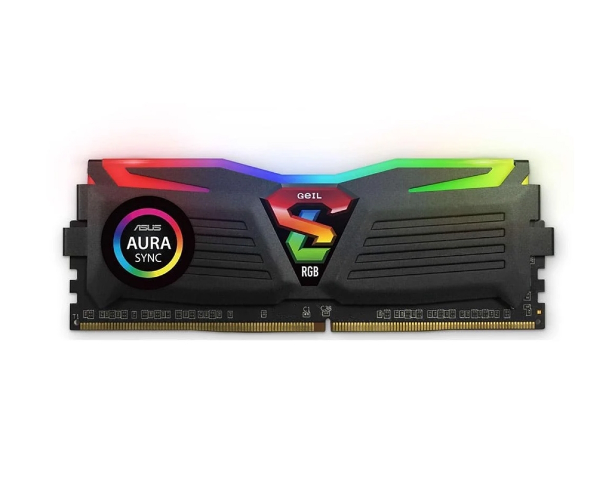 RAM GEIL SUPER LUCE BLACK RGB DDR4 16G 3200