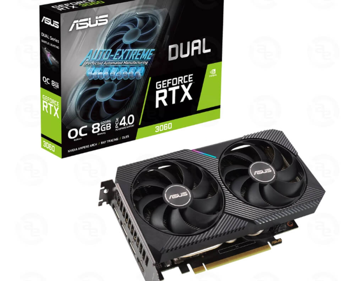 Card màn hình ASUS Dual GeForce RTX 3060 OC 8GB GDDR6 (DUAL-RTX3060-O8G)