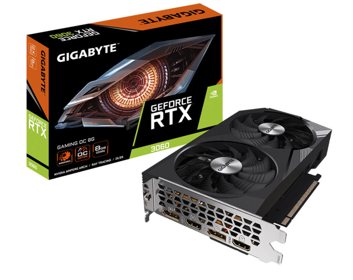 Vga Gigabyte Rtx 3060 Gaming Oc 8G 2 Fan (Gv-N3060Gaming Oc-8Gd)