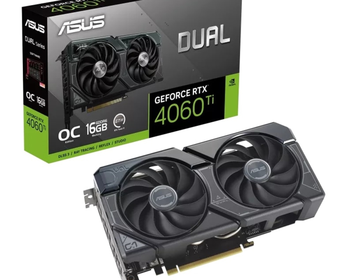 Card màn hình ASUS Dual Advanced Dual RTX 4060 Ti 16GB GDDR6 