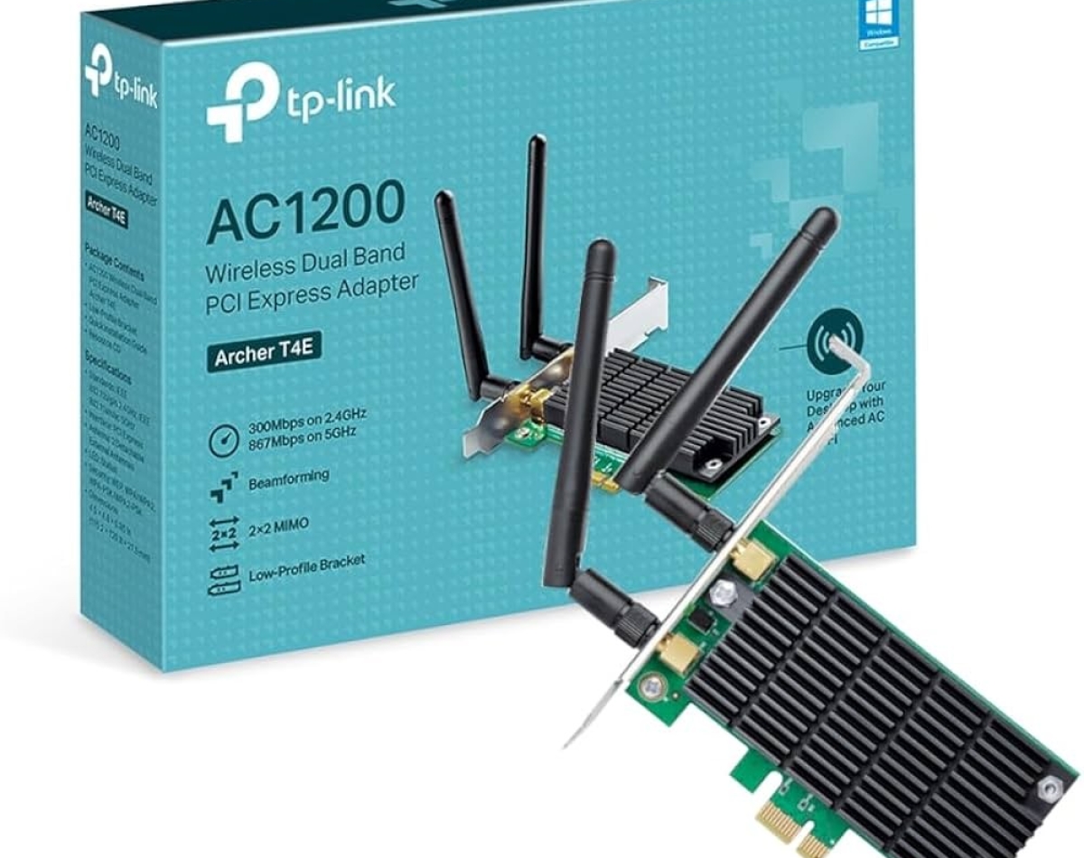 Card mạng không dây PCI Express TP-Link Archer T4E Wireless AC1200Mbps