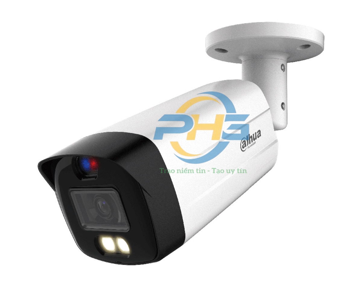 Camera HDCVI Báo động chủ động ánh sáng kép 5MP Dahua DH-HAC-ME1509THP-A-PV 