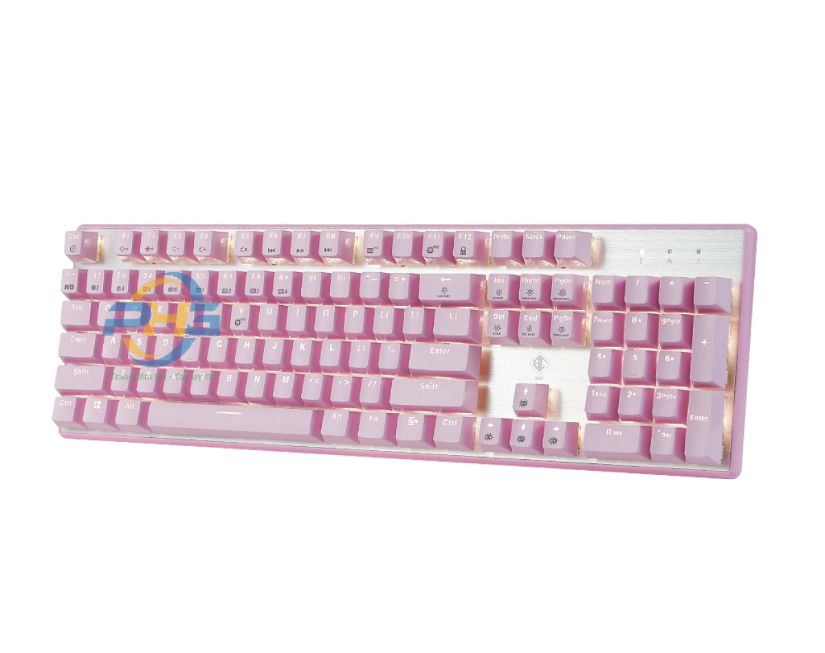 Bàn phím cơ BJX KM9 Full Size Pink Version Hàng Chính Hãng