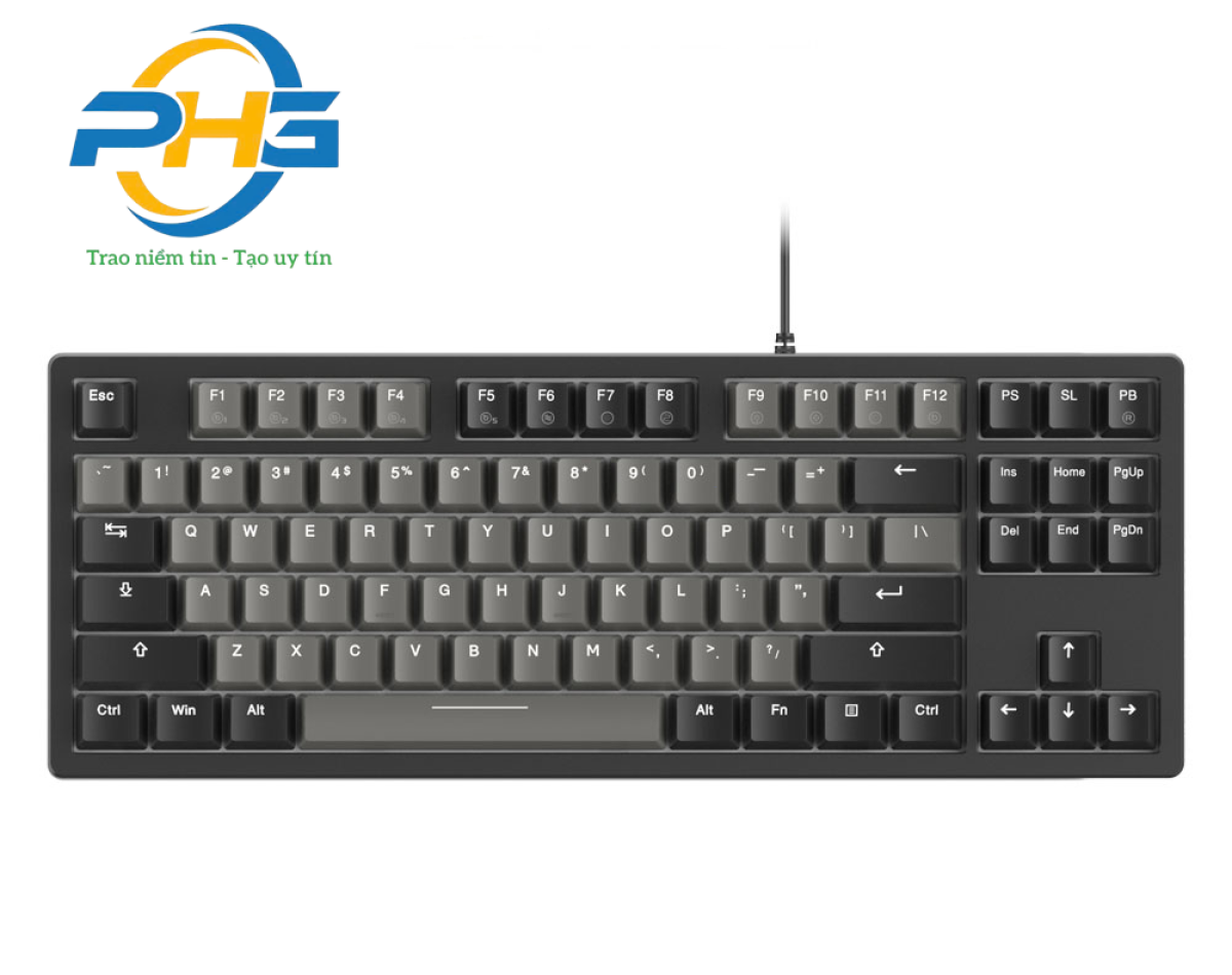 Bàn phím cơ DareU EK87 V2 Gray-black