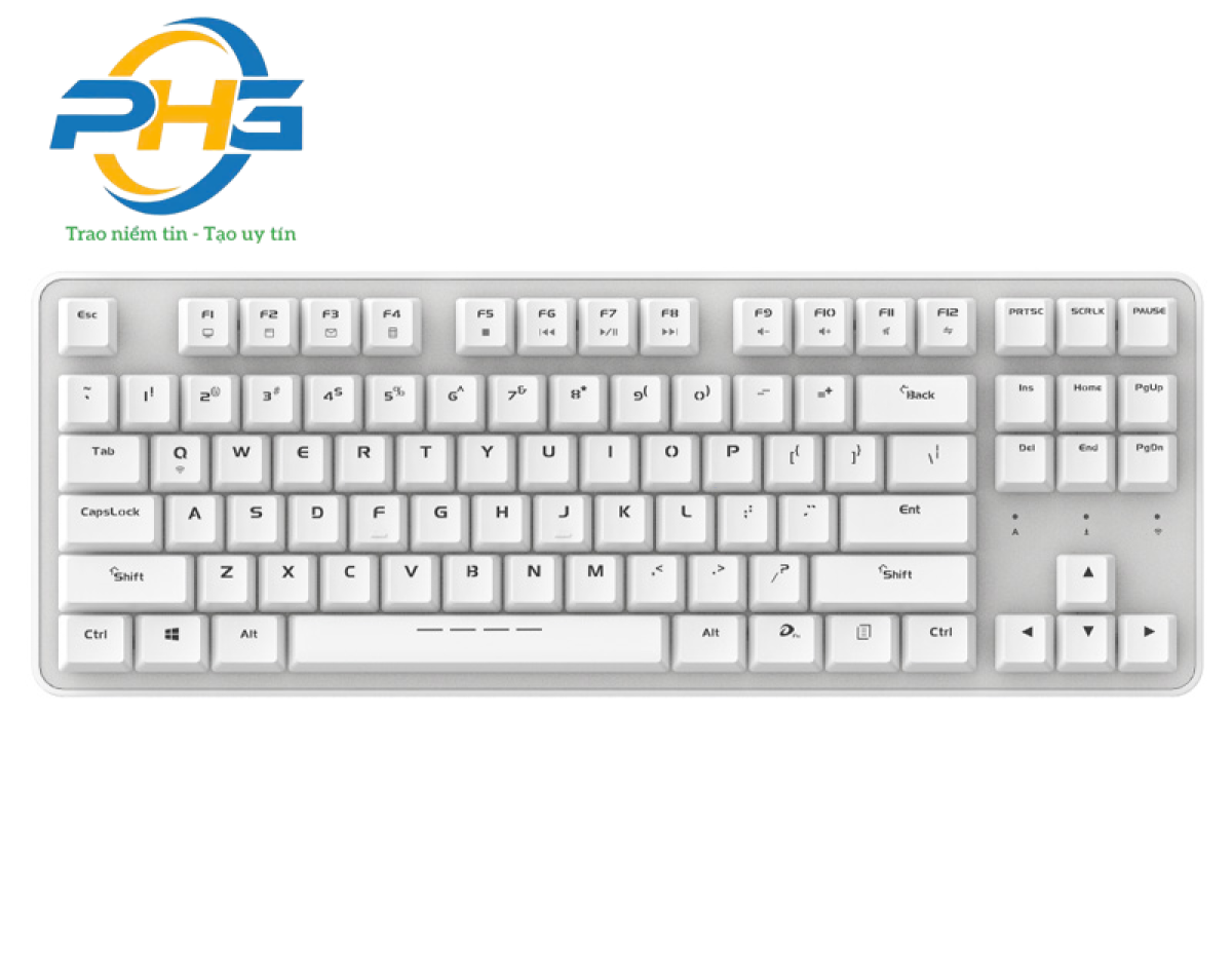 Bàn phím cơ không dây Gaming Dareu EK807G (Trắng)