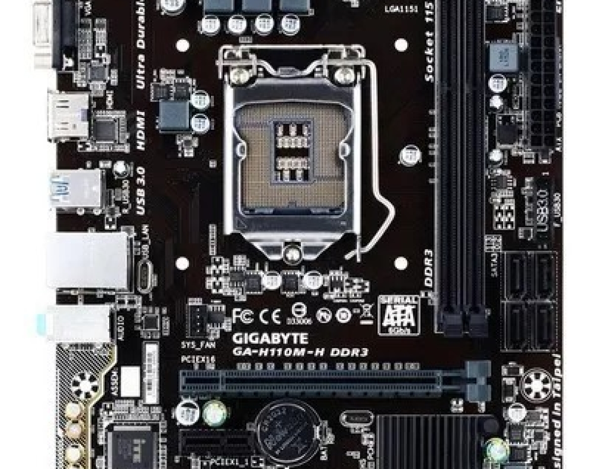 Mainboard SK 1151v1 GIGABYTE H110M-H Chính hãng 