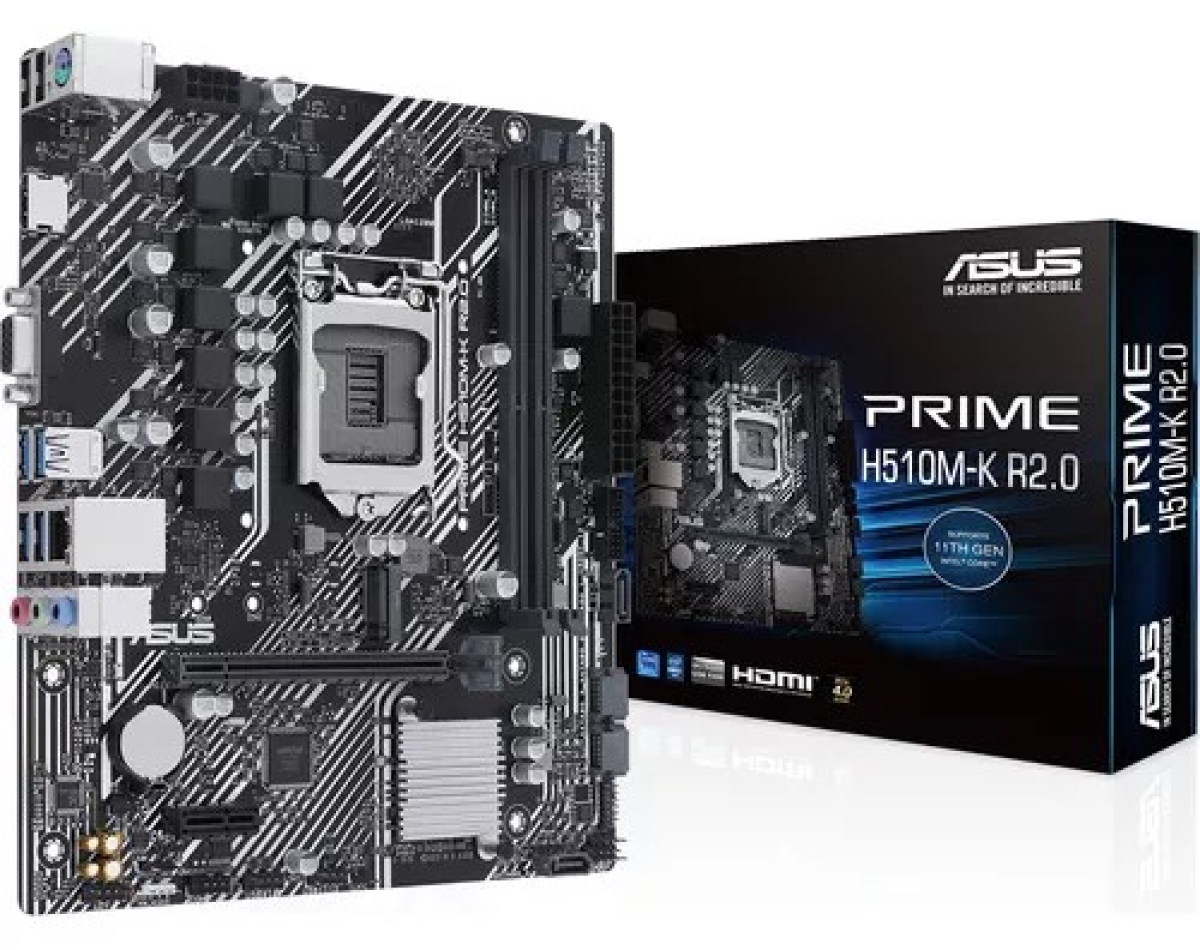 Mainboard SK 1200 v1-2 ASUS PRIME H510M-K R2.0 Chính hãng 