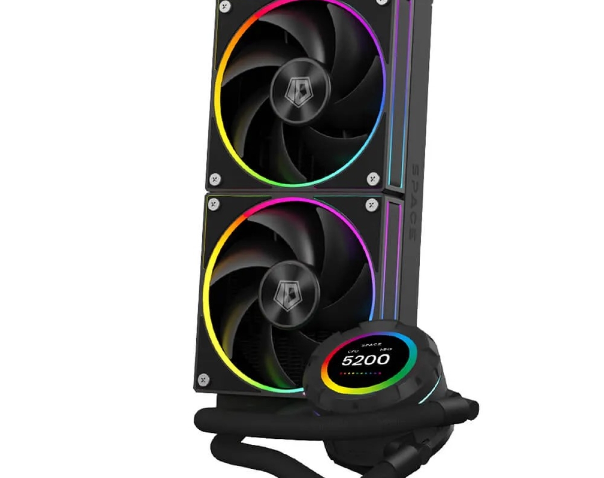 BỘ TẢN NHIỆT NƯỚC ID-COOLING SPACE SL240 XE ARGB  2.1"" IPS LCD screen with 480x480 resolution - 600 nit - 24-Bit Color Depth, 16.7 Million Colors customization