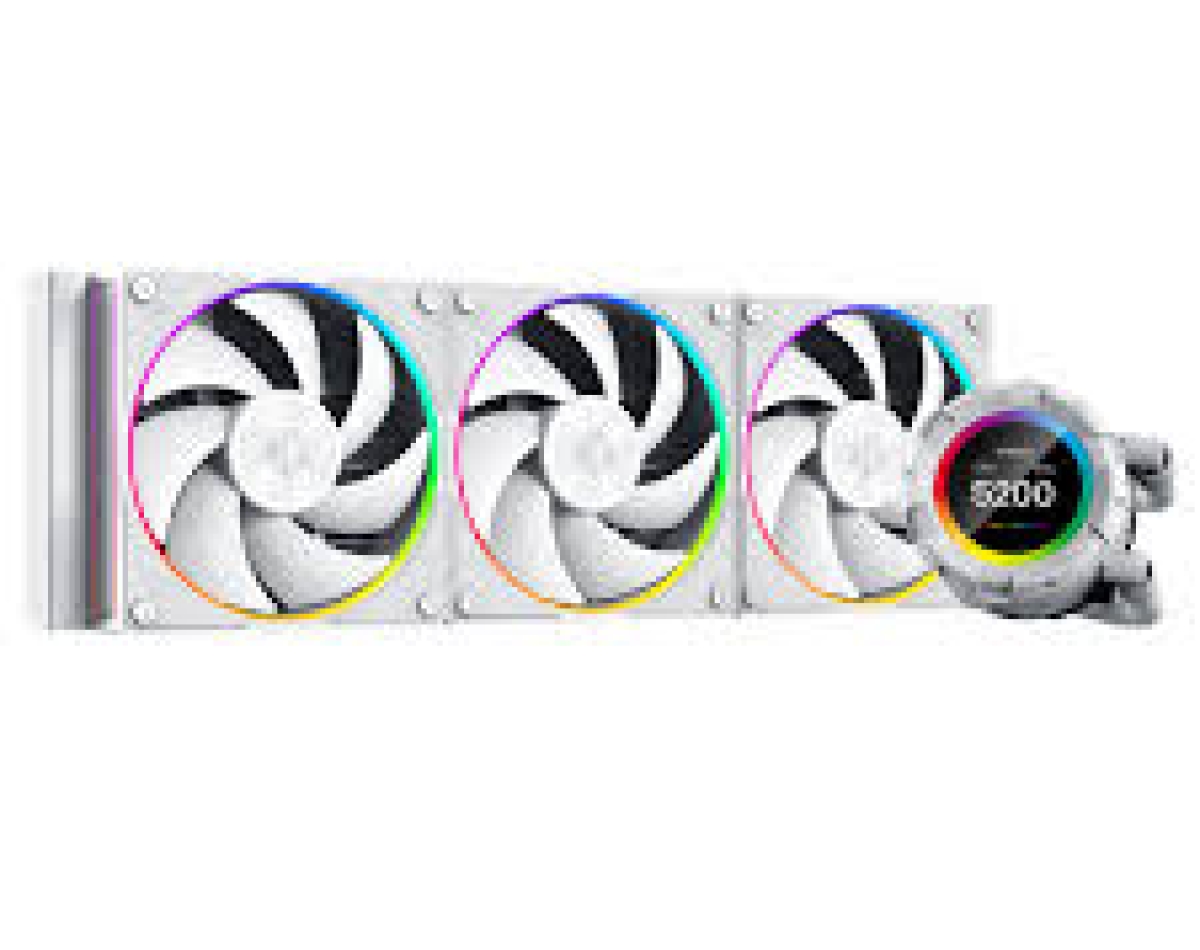 BỘ TẢN NHIỆT NƯỚC ID-COOLING SPACE SL360 XE WHITE  2.1"" IPS LCD screen with 480x480 resolution - 600 nit - 24-Bit Color Depth, 16.7 Million Colors customization
