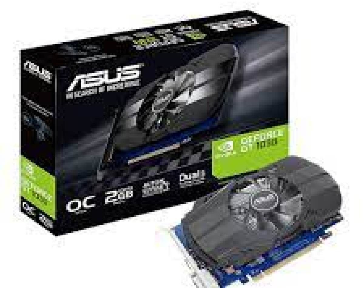 VGA ASUS GT 1030 Chính hãng PH-GT1030-O2G 2G, DDR5, 1 Fan