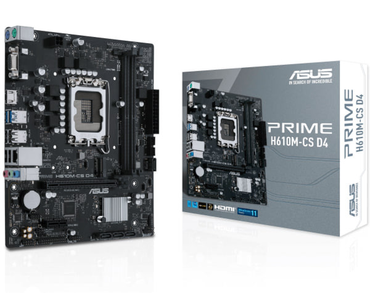 Mainboard SK 1700 v1 ASUS PRIME H610M-CS D4 Chính hãng