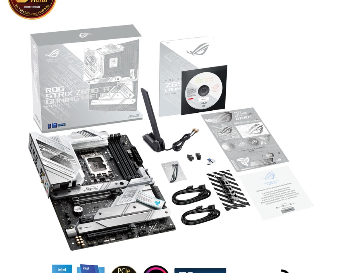 Mainboard ASUS ROG STRIX Z690-A GAMING WIFI D4 (Intel Z690, Socket 1700, ATX, 4 khe RAM DDR4)