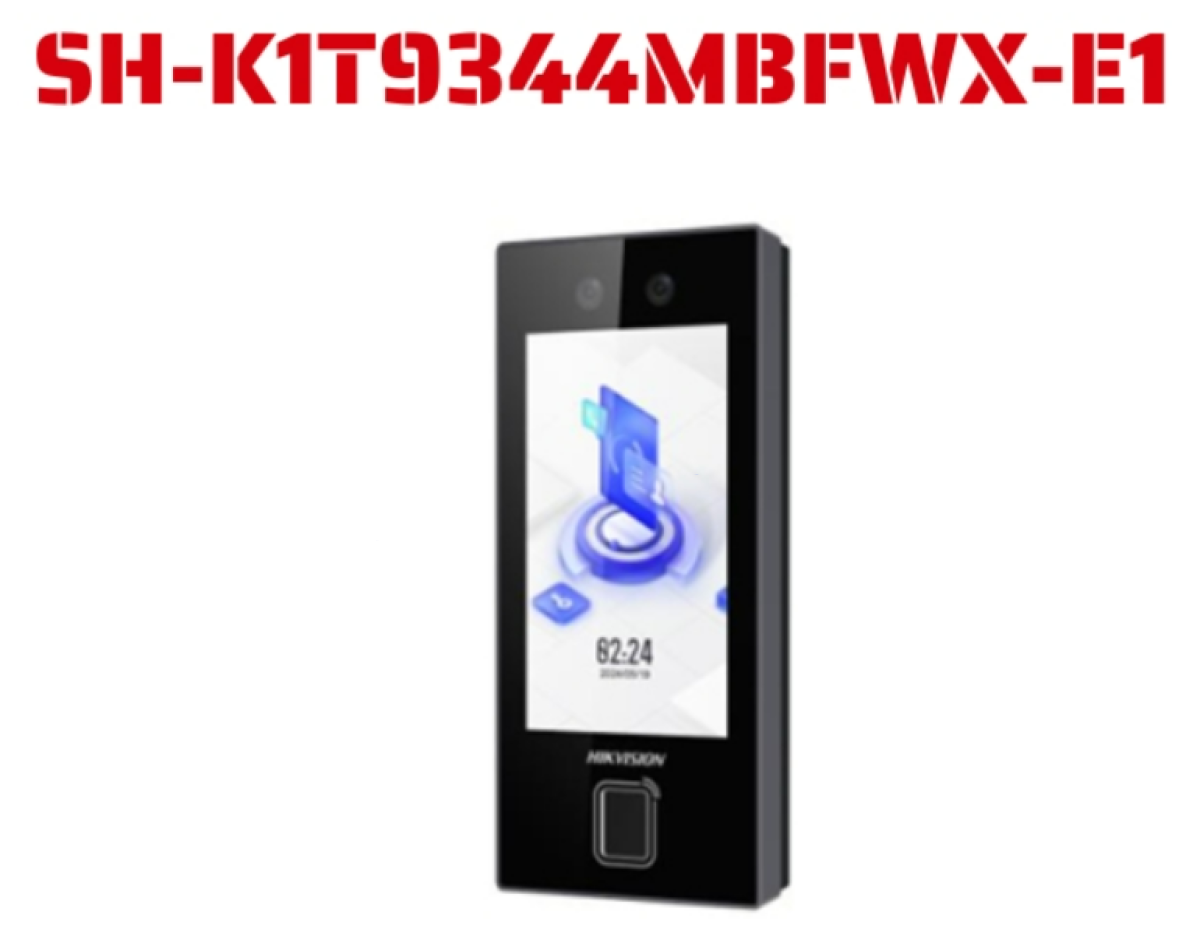 Máy chấm công nhận diên khuôn mặt + vân tay + thẻ Mifare (Đẹp) SH-K1T9344MBFWX-E