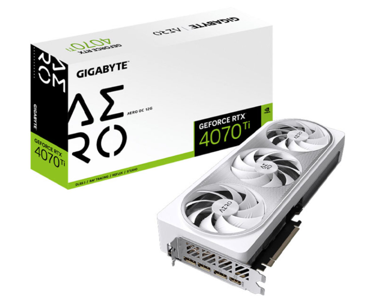Card màn hình Gigabyte GeForce RTX 4070 Ti AERO OC 12G