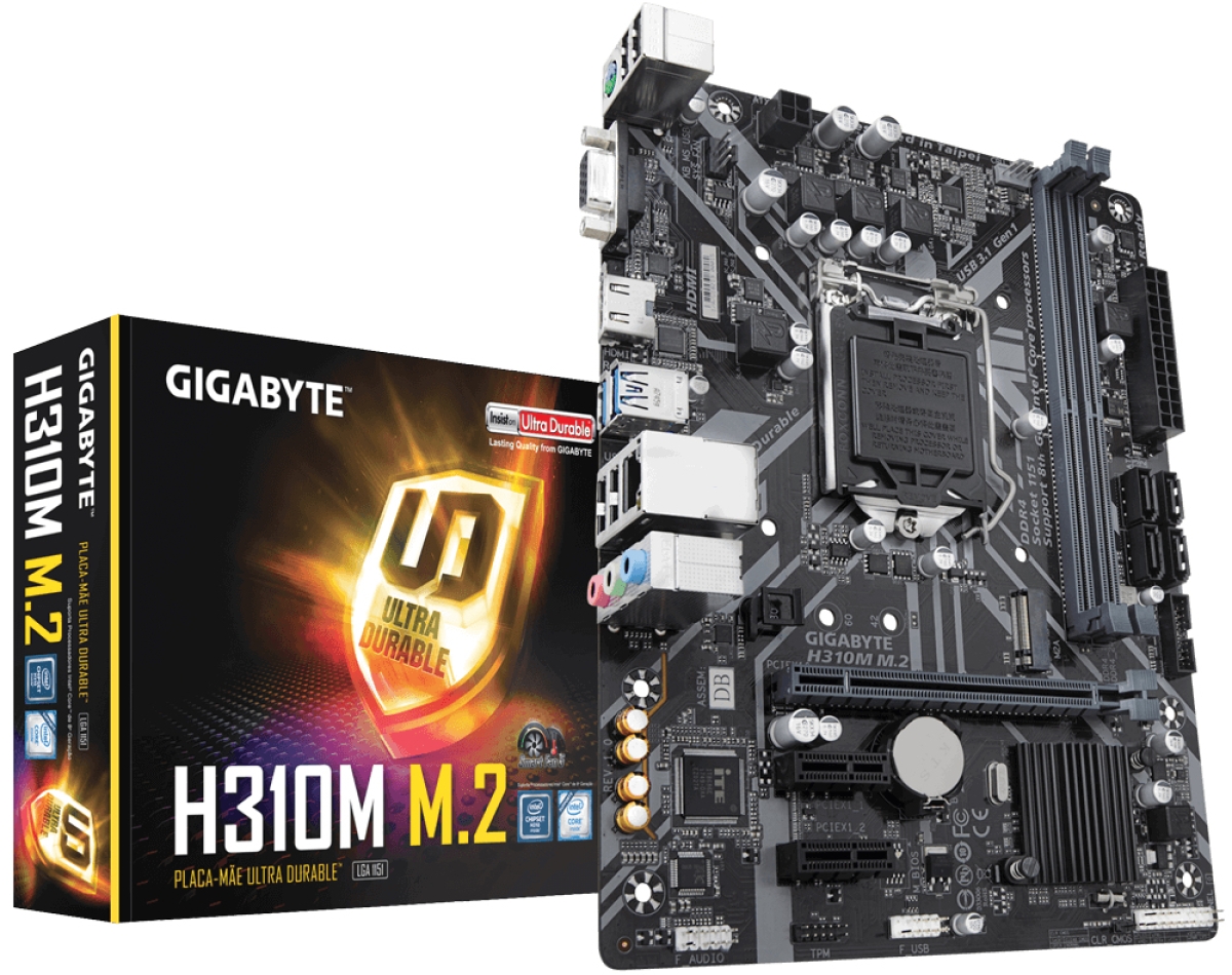 Mainboard SK 1151v2 GIGABYTE H310M M.2 2.0 Chính hãng