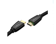 Cable HDMI 10m Ugreen 40414 chuẩn 2.0, 4K HD118 (Dây tròn trơn đen, Hàng cao cấp)