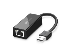 Bộ chuyển đổi từ USB 2,0 TO LAN 10/100 Ugreen 20254 màu đen