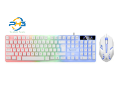 Combo chuột phím Limeide GTX350 White giả cơ