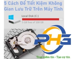5 Cách Để Tiết Kiệm Không Gian Lưu Trữ Trên Máy Tính