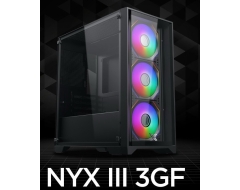 Case Xigmatek NYX III 3GF (3 Fan)_EN44700 ( MATX/ 3 fan RGB )