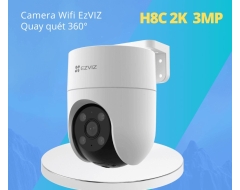 Camera IP Wifi EZVIZ H8C 3MP PRO (2K) Xoay Ngoài trời Chính hãng