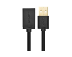 Cable USB Nối Dài 0.5m UGREEN 10313 USB 2.0 A(Black)