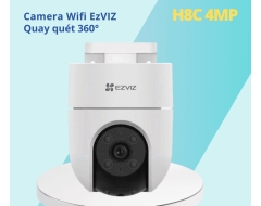 Camera IP 4G EZVIZ H8C 3MP Xoay Ngoài trời,đàm thoại 2 chiều,12V-1A,có cổng Lan,Chính hãng