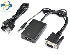 Bộ chuyển VGA sang HDMI có âm thanh