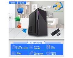 PC Văn phòng I3-10105/H510/RAM 8GB/SSD 256GB/350W