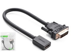 Cable chuyển DVI 24+1 sang HDMI Ugreen Chính hãng (20118)