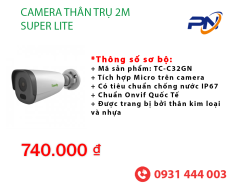 CAMERA THÂN TRỤ 2M SUPER LITE