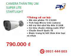 CAMERA THÂN TRỤ 2M SUPER LITE STARLIGHT