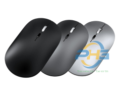    Chuột Mouse ko dây T-WOLF X2 Black Bluetooth + Wireless 2.4Ghz (Pin sạc)