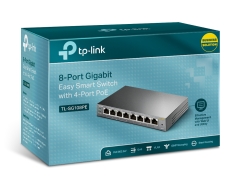 Switch TP-Link Easy Smart TL-SG108PE 8 cổng Gigabit với 4 cổng POE+