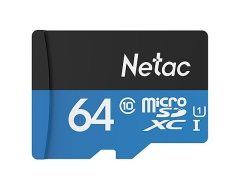 Thẻ nhớ MicroSD 64Gb Netac Xanh 80Ms