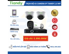 TRỌN BỘ 3 CAMERA IP TIANDY 2.0MP