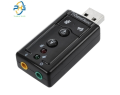 USB virtual 7.1 channel sound adapter