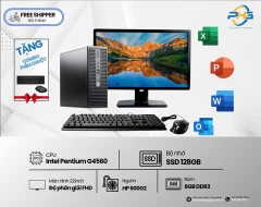 Máy bộ Văn phòng G4560/8GB/SSD128GB - LCD 22 inch FHD 