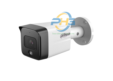 Camera IP thân kim loại cố định ngoài trời 2.0MP có mic Dahua DH-IPC-HFW1230TC-A