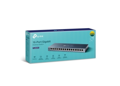 Switch TP-Link TL-SG116P 16 cổng Gigabit với 16 cổng PoE+